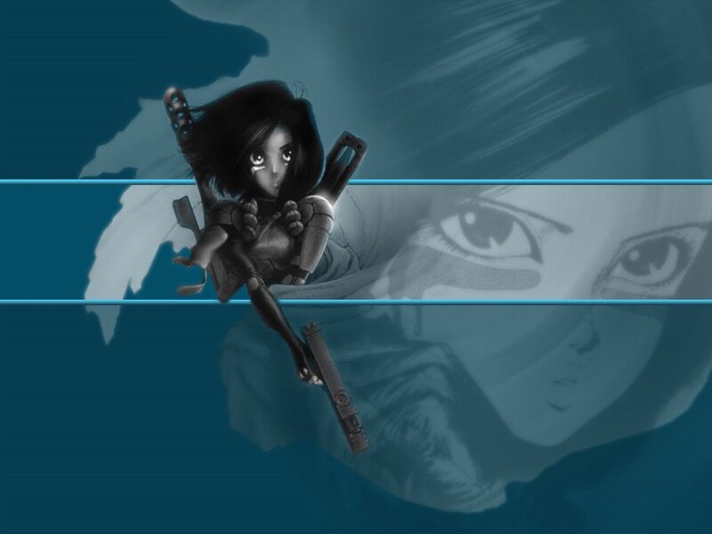 anime character with weapons