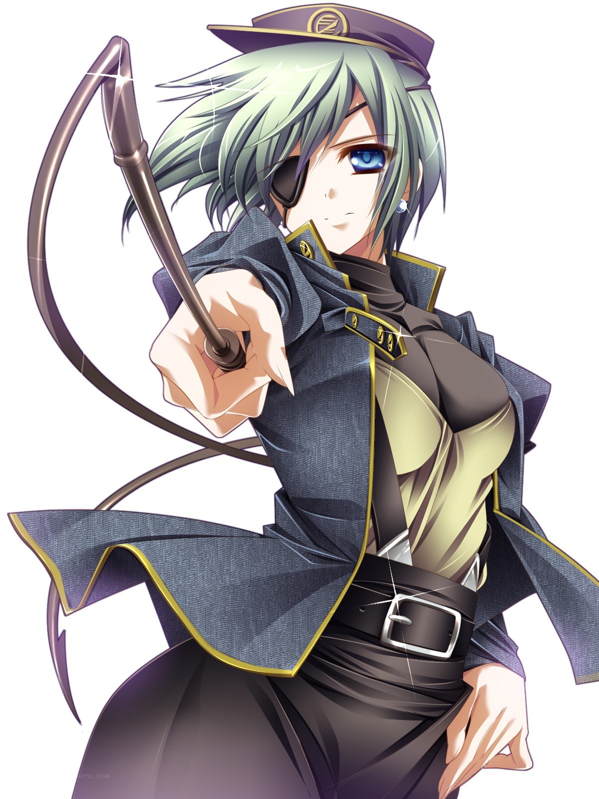 anime character with whip