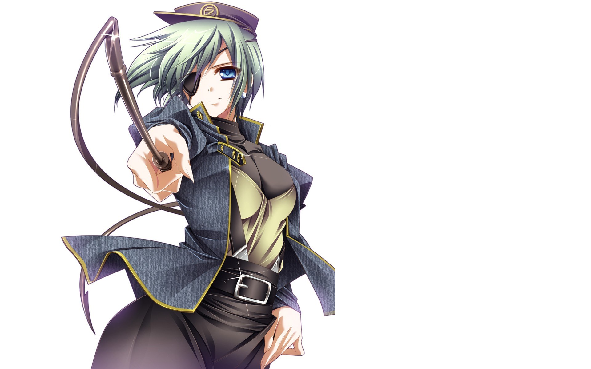 anime character with whip