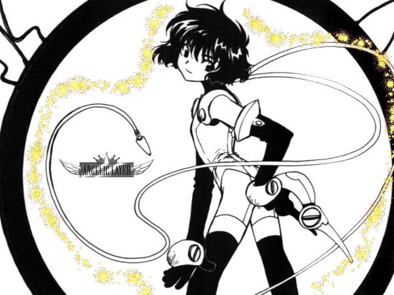 Anime Character with Whip — Black
