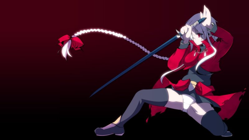 anime character with whip sword