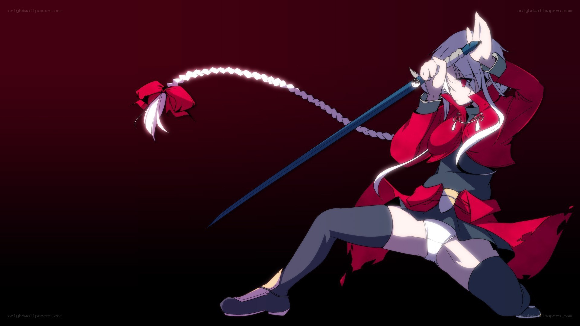anime character with whip sword
