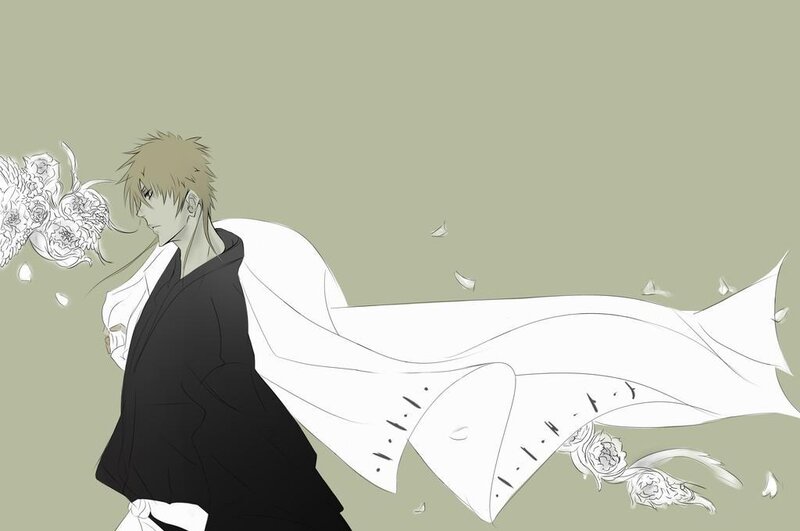 Anime Character with White Cape