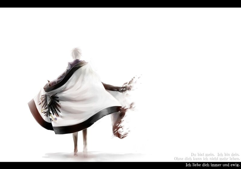 anime character with white cloak