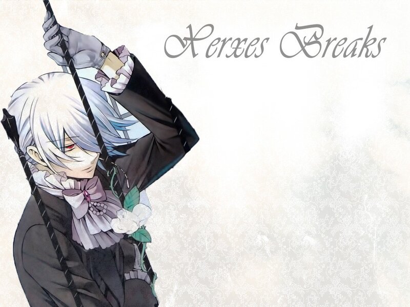 anime character with white hair