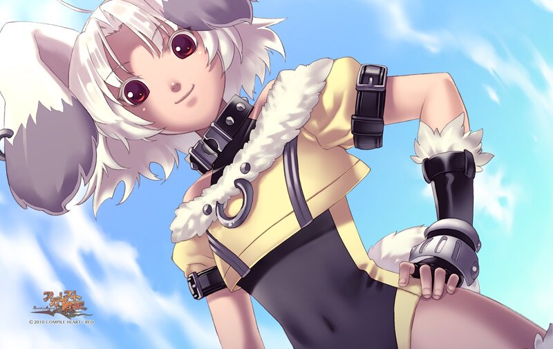 anime character with white hair