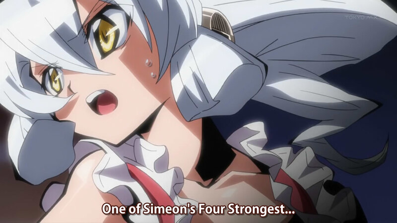 anime character with white hair
