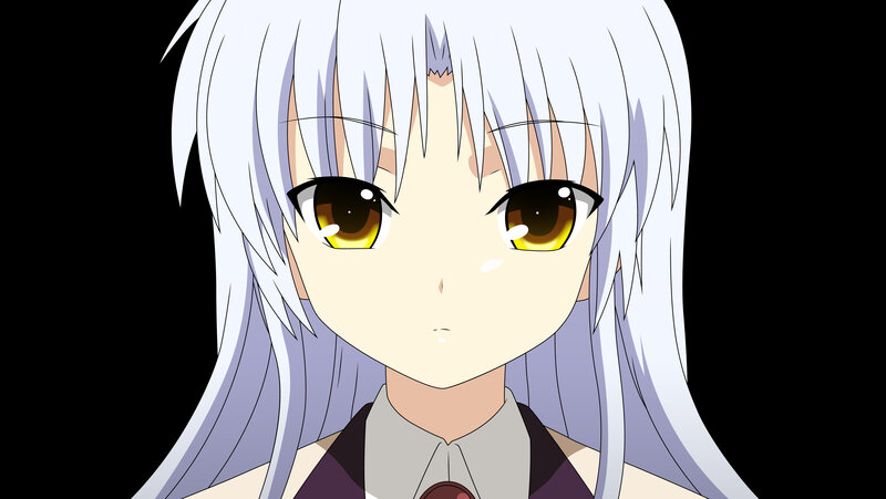 anime character with white hair
