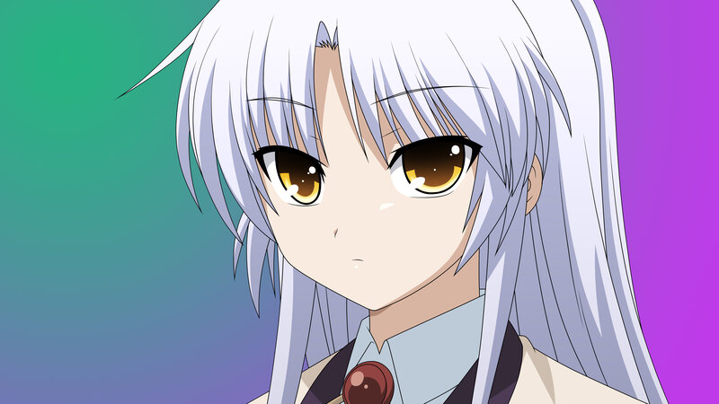 anime character with white hair