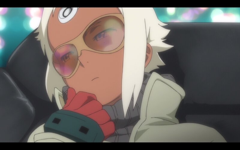 anime character with white hair