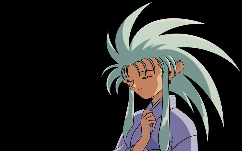 anime character with white hair