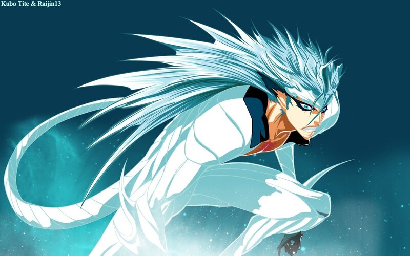 anime character with white hair