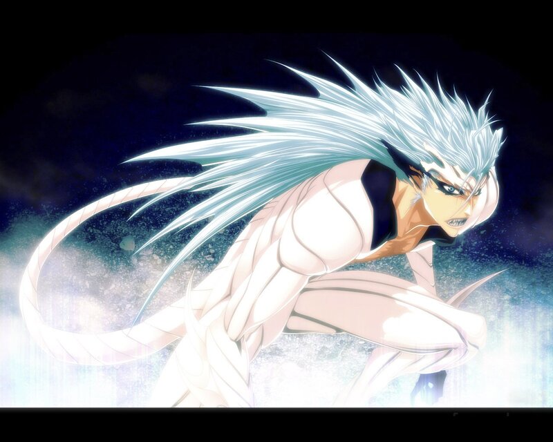 anime character with white hair