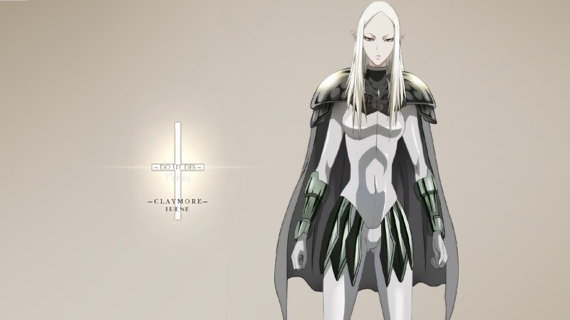 anime character with white hair