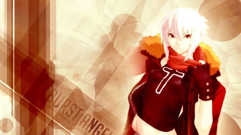 anime character with white hair