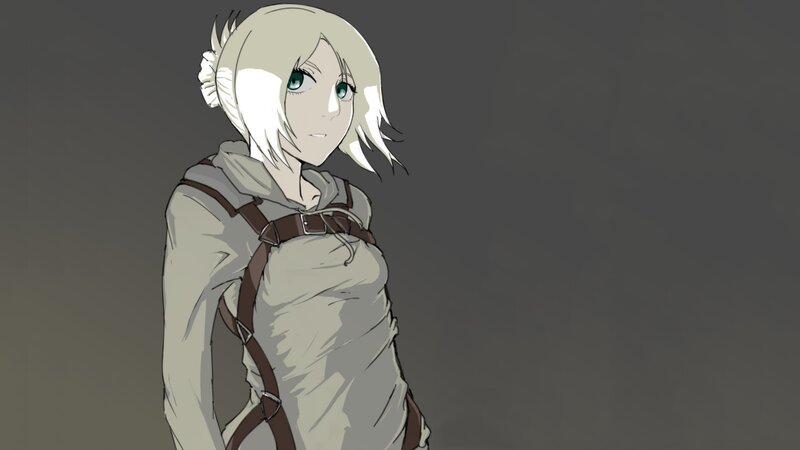 anime character with white hair