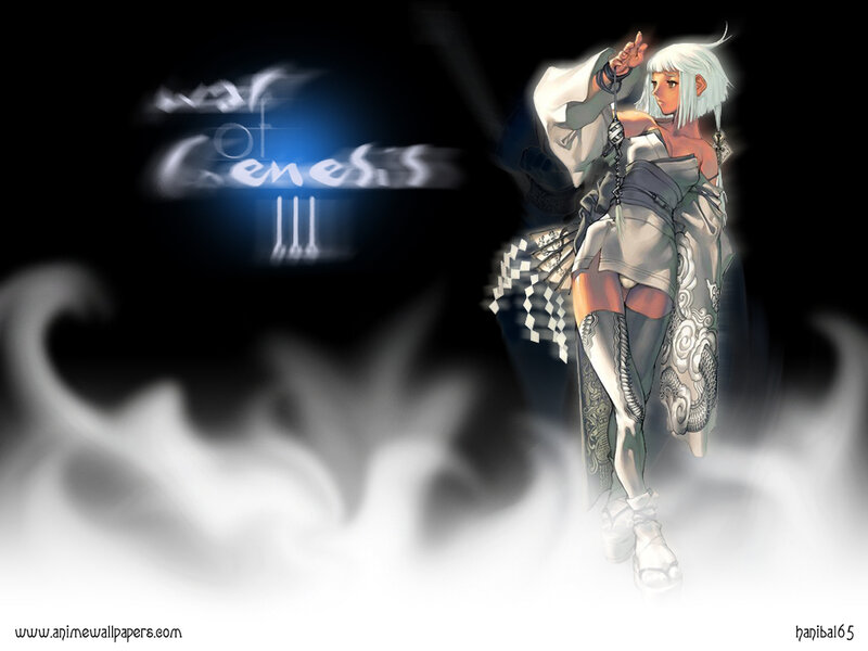 anime character with white hair