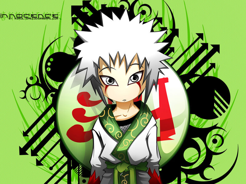 anime character with white hair