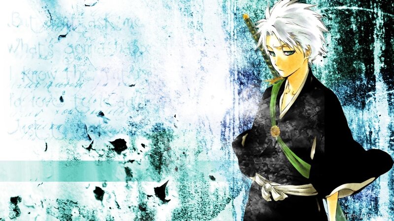 anime character with white hair