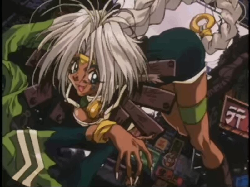 anime character with white hair