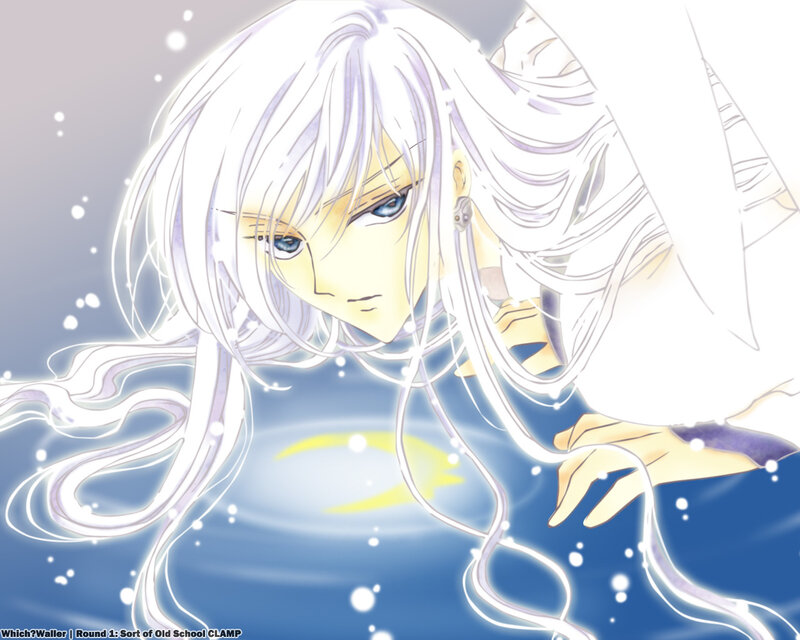 anime character with white hair