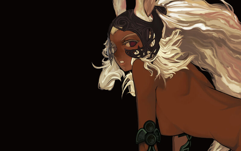 anime character with white hair