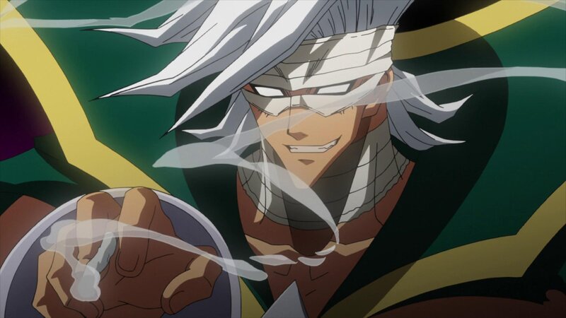 anime character with white hair