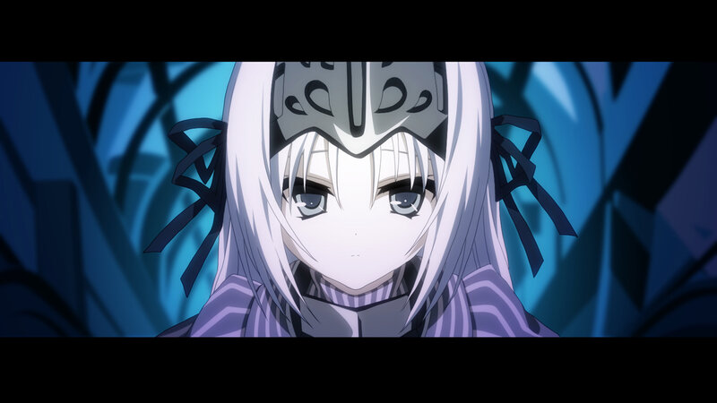 anime character with white hair