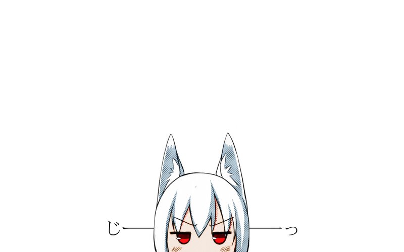 Anime Character with White Hair — Angry