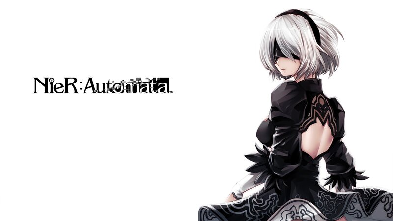 Anime Character with White Hair — Black, Dramatic, White Hair, Black Outfit