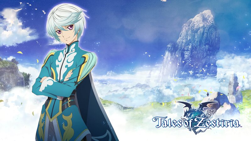 Anime Character with White Hair — Blue, Serene, Afternoon, Dragon