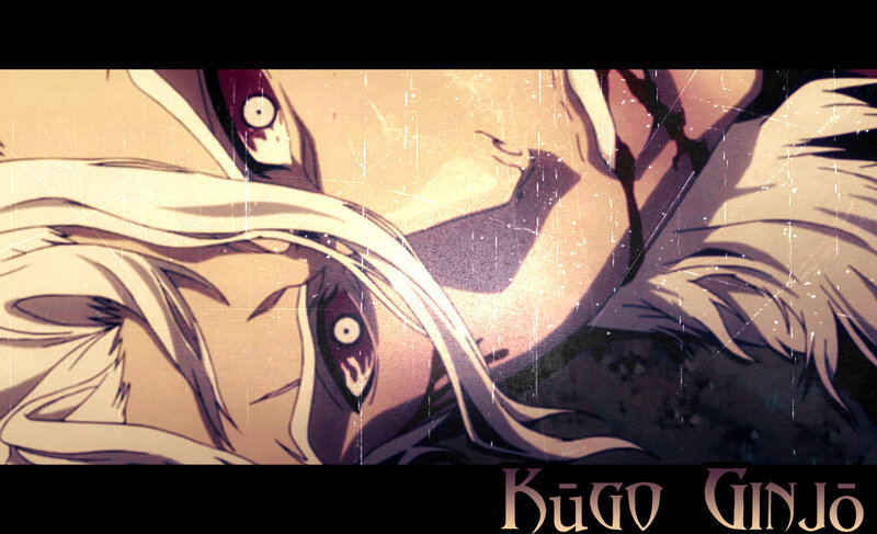 Anime Character with White Hair — Brown, Dramatic, Manga