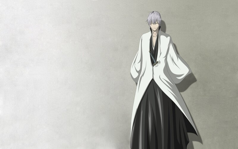 Anime Character with White Hair — Calm, Sword