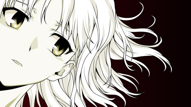 Anime Character with White Hair — Dramatic, Manga, White Hair