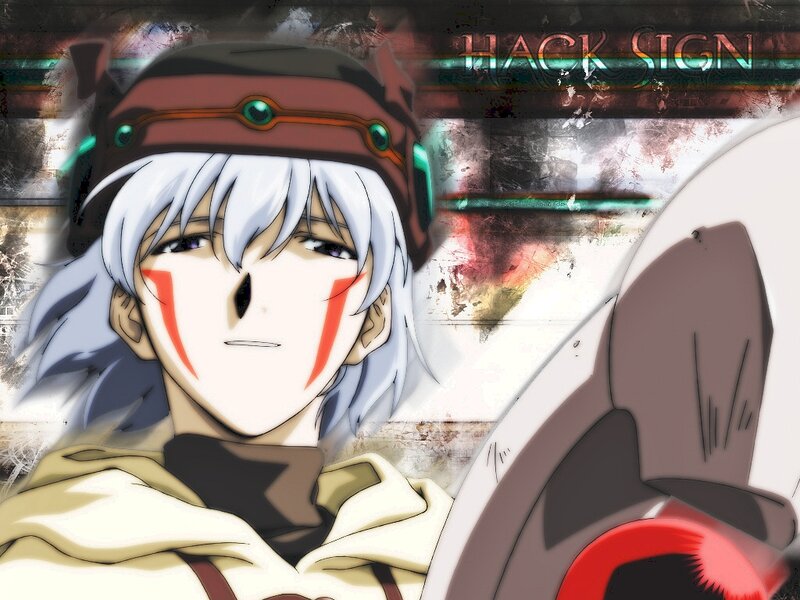 Anime Character with White Hair — Dramatic, Mask