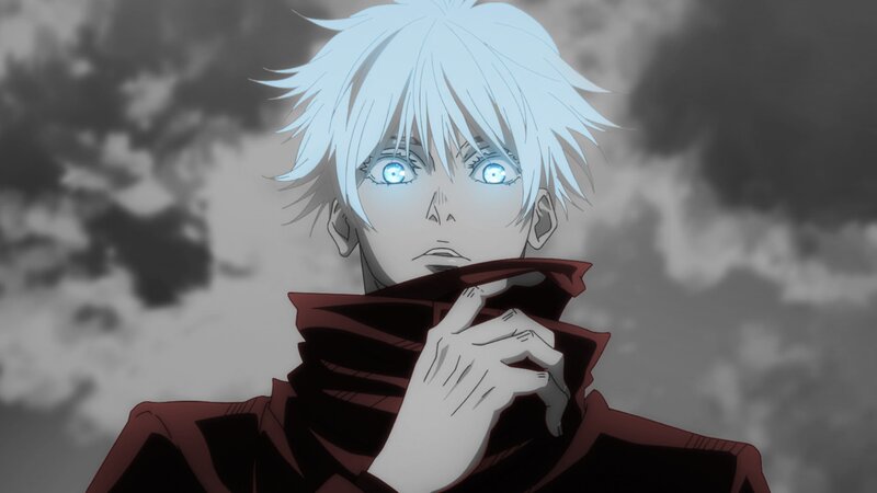 Anime Character with White Hair — Dramatic, White Hair, Blue Eyes