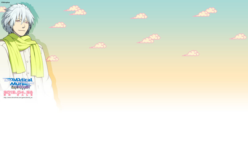 Anime Character with White Hair — Serene, Sunset