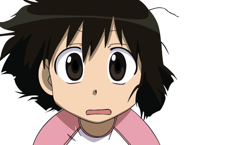anime character with wide eyes