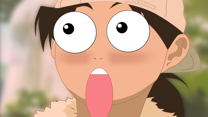 anime character with wide eyes