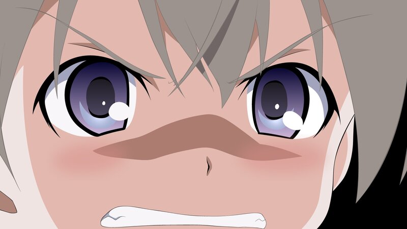 anime character with wide eyes