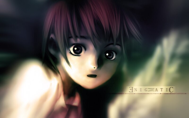 Anime Character with Wide Eyes — Black