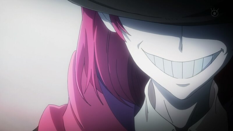 anime character with wide grin