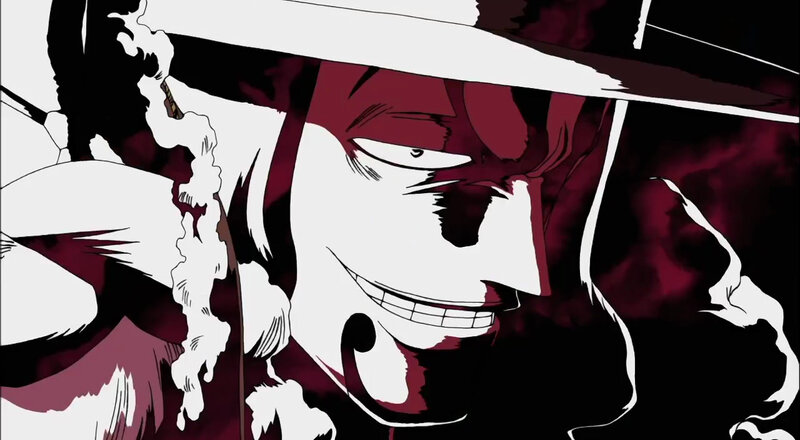 anime character with wide grin