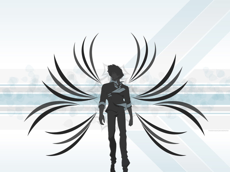 anime character with wing-like design