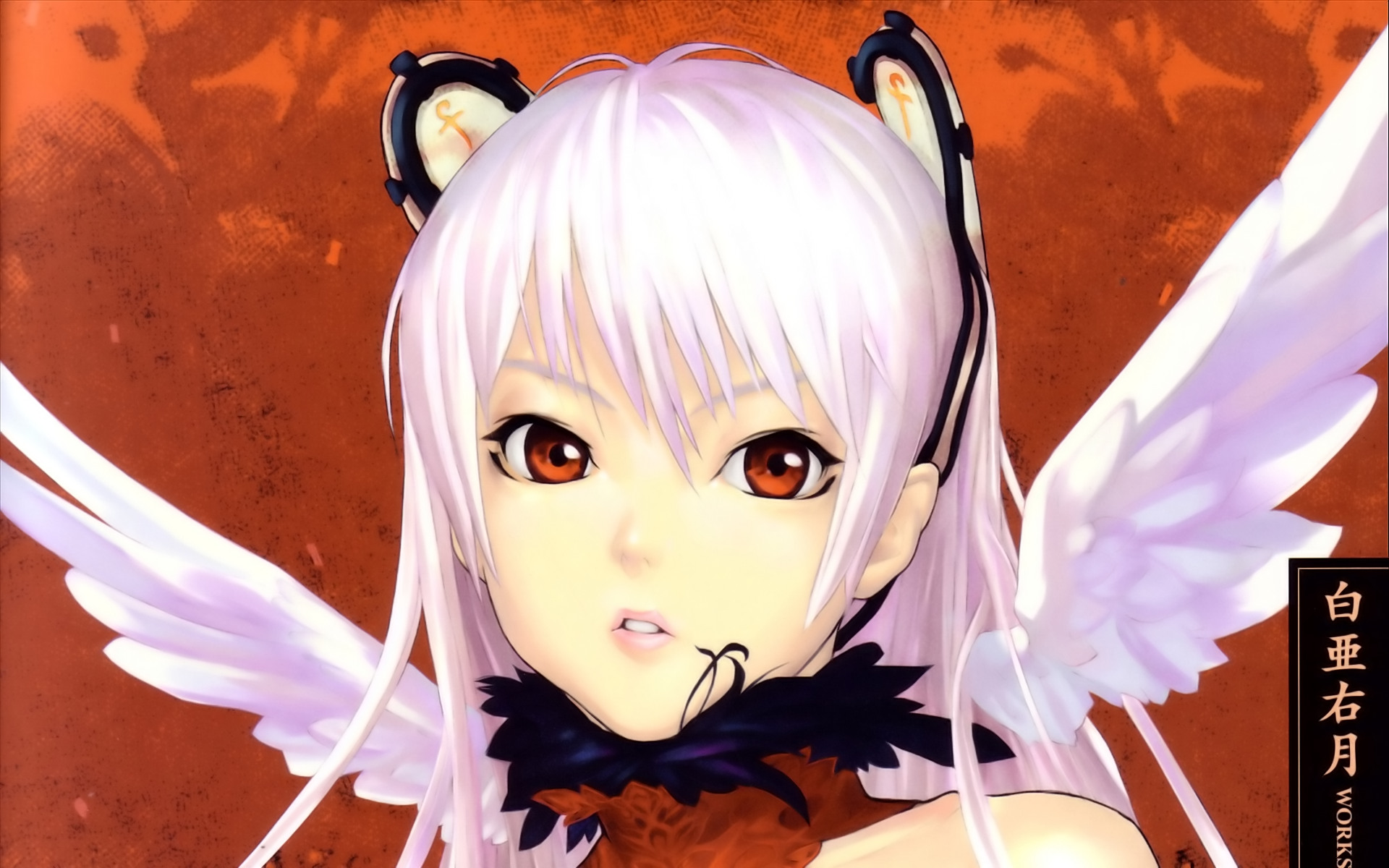 anime character with wings