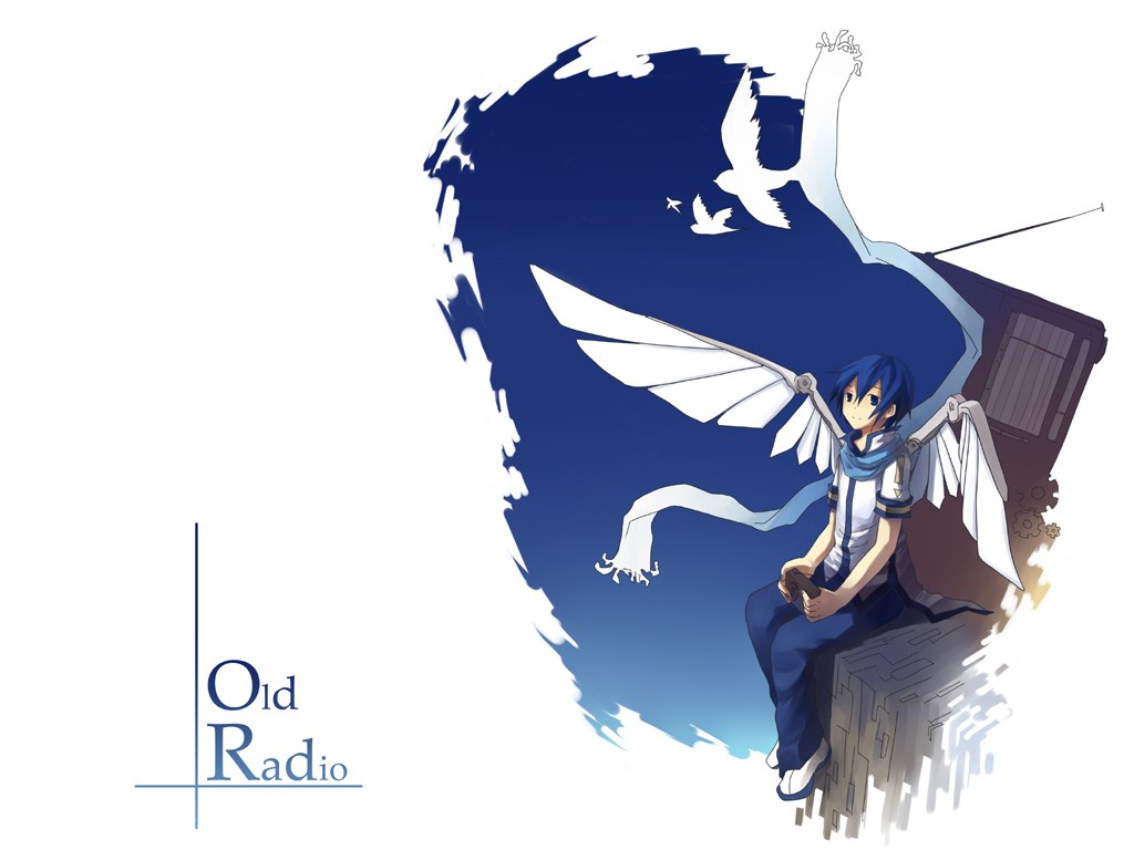 Anime character with wings