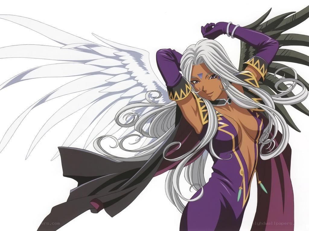 anime character with wings