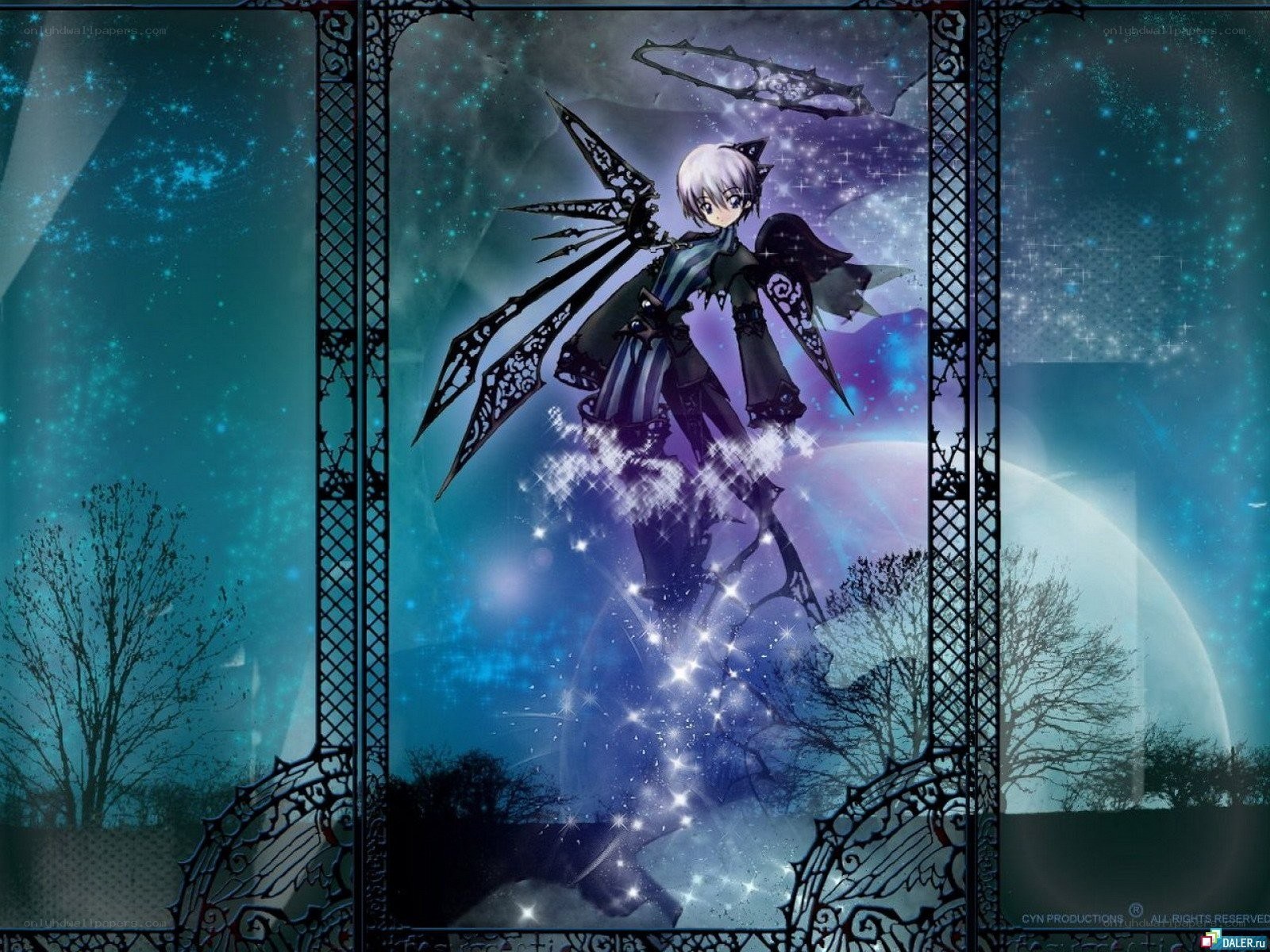 Anime character with wings
