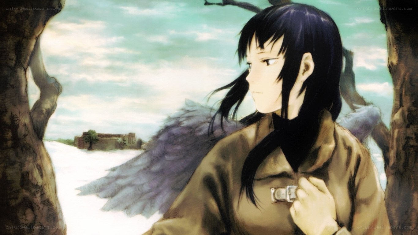 anime character with wings