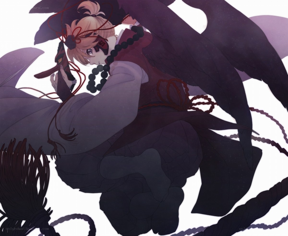 anime character with wings